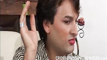 Watch my first time becoming a sissy