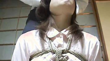 Young stepmother and her daughter in a homemade porn movie with real rape content and violent sex.