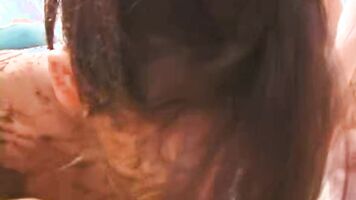 She lay there, a victim of the brutal fuck, her ass pounded by an attacker in rough sex.