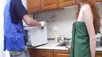 Moms scream in pain while forced into family porn video.