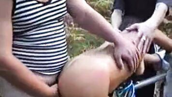 Dick was violently sucked in a free forced rape porn movie.