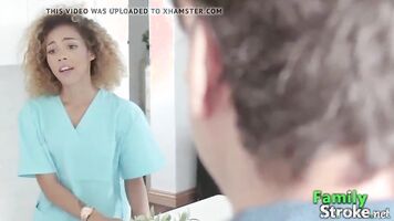Ebony Step Daughter Cheating with Brother - FamilyStroke.net