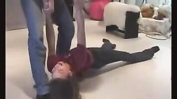 Forced family porn and girl forced to suck in a brutal fuck movie.