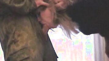 The ass was played with while the girl was berated and humiliated by her rapist.